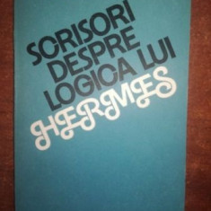 Scrisori despre logica lui- Constantin Noica