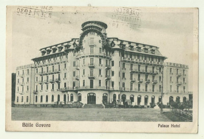 cp Govora : Palace Hotel - circulata 1930, timbru foto