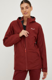 Salewa geaca outdoor Fanes culoarea bordo