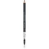 IsaDora Brow Powder Pen creion pentru sprancene cu pensula culoare 03 Dark Brown 1,1 g