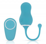 Ou Vibrator Elena, Remote Control, 10 Moduri Vibratii, USB, Turcoaz