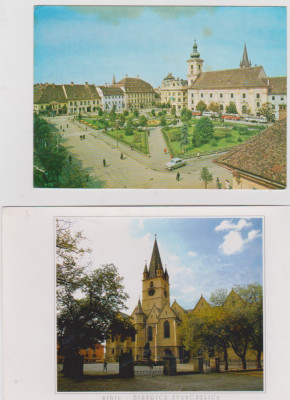 LOT 4 CARTI POSTALE SIBIU foto