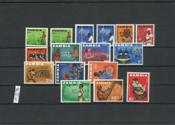 Zambia MNH 1964 - Activitati uzuale