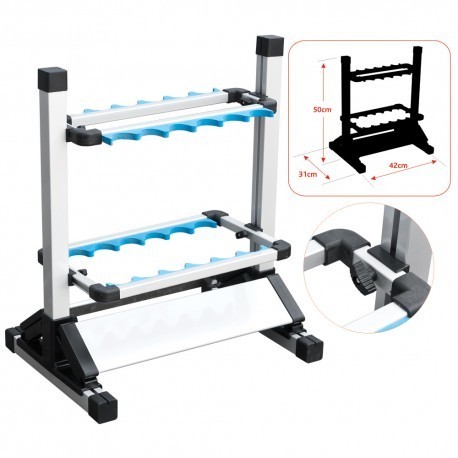 Stand din aluminiu pt. 12 lansete