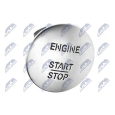 Buton start-stop argintiu Mercedes