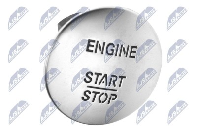 Buton start-stop argintiu Mercedes foto