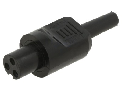 Conector circular mamă 6 pini pe cablu foto