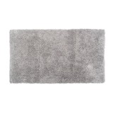 Covor decorativ, model blana sintetica, moale, 110x70 cm, gri