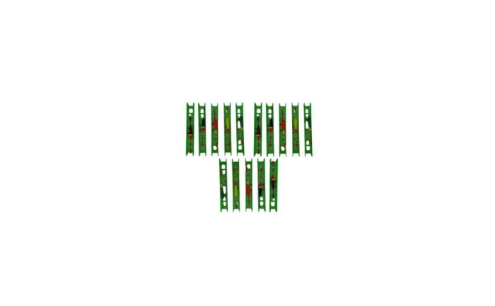 Set 15 Linii Pluta Echilibrata cu 2 Carlige