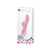 Vibrator Rabbit Cu Rotatii Ternence, Roz Pudrat, 19 cm, Pretty Love