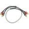 Cablu RCA OFC de 0.5M cu 2 mufe conectare RCA Audio System German Sound CarStore Technology