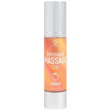 Ulei de masaj SECRETPLAY Sensual Massage Oil - Peach, cu efect hidratant, aromă de piersică, 50 ml