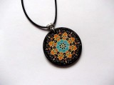Colier lemn cu mandala 45965