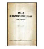 - Anuar de lingvistica si istorie literara Tomul XXI - 1970 -