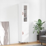vidaXL Dulap &icirc;nalt, alb, 34,5x34x180 cm, lemn prelucrat