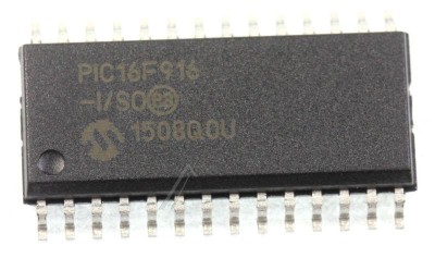 C.I. 8-BIT MIKROCONTROLLER, SMD SOIC-28 PIC16F916-I/SO MICROCHIP foto