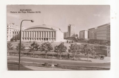 RF66 -Carte Postala- Bucuresti, piata Palatului RPR, circulata 1963 foto