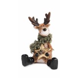 Figurina Ren polirasina multicolora cm 6,5 x 6 x 10 H