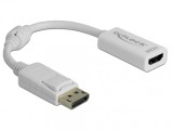 Adaptor DisplayPort la HDMI T-M pasiv alb, Delock 61767