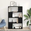 VidaXL Centru de divertisment Negru 80 x 24 x 124 cm Lemn compozit