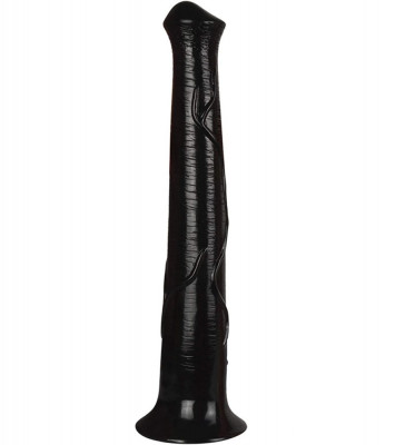 Dildo Horse, PVC, Negru, 42 cm foto