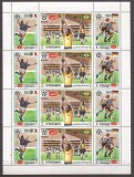 YEMEN 1970 SPORT C.M. DE FOTBAL ( bloc dantelat ) MNH, Nestampilat