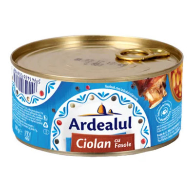 Fasole cu Ciolan Ardealul, 300g, Conserva de Fasole cu Ciolan, Fasole cu Ciolan Gata Preparata, Conserva Ardealul de Fasole, Fasole cu Carne de la Ard foto