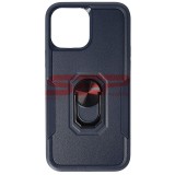 Husa iPhone 13 Pro, Shockproof Ring, TPU+PC, Albastru