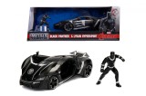 Masinuta Black Panther Lykan Hypersport din metal, scara 1:24