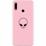 Husa silicon pentru Huawei P Smart 2019, Pink Alien