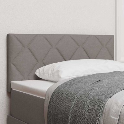 vidaXL Tăblie din Țesătură Geometric Gri taupe 100 cm țesătură 42007232 foto