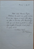 Cumpara ieftin Scrisoare Gheorghe T. Kirileanu catre Vasile Bogrea, 1926, Ministrul Lapedatu