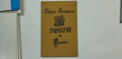 Eminescu, Poezii in revista ,,Familia,, Oradea,1992 foto