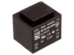 Transformator &icirc;ncapsulat 2,3VA 230VAC 6V 383mA PCB