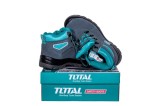 Bocanci de protectie TOTAL marimea 42 &ndash; SB, bombeu otel, piele, talpa dubla PU