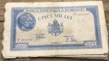 (BNK A) Romania bancnota 5000 lei 10 septembrie 1943