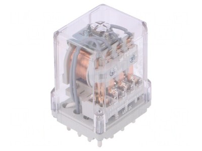 Releu Electromagnetic 4PDT 48VDC 20A foto