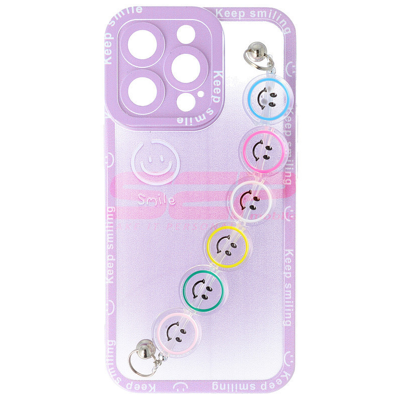 Toc TPU Smiley Chain Apple iPhone 13 Pro Purple | Okazii.ro