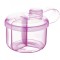 Recipient pentru lapte praf cu 3 compartimente babyjem (culoare: roz)