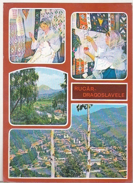 bnk cp Rucar-Dragoslavele - Vedere - circulata - marca fixa
