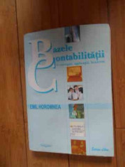 Bazele Contabilitatii Concepte, Aplicatii, Lexicon - Emil Horomnea ,537687 foto