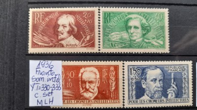 1936-Franta-YT330-333-c.set-MLH-YT=40 E foto