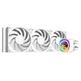 Cooler procesor cu lichid ID-Cooling FX360 LCD PE alb cu display,