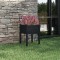 vidaXL Jardinieră de grădină, negru, 50x50x70 cm, lemn masiv de pin 810807