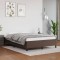 vidaXL Cadru de pat, maro, 140x200 cm, piele ecologică 347254