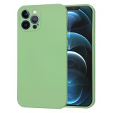 Husa premium din silicon pentru iphone 12 pro max - softflex, microfibra, mint green