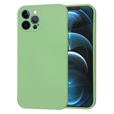 Husa silicon iPhone 12 Pro Max Techsuit SoftFlex, verde deschis foto