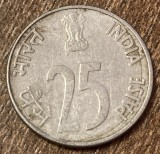 C50 - Moneda foarte veche - India - 25 paise - 1998