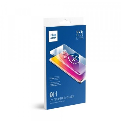 Folie de protectie Ecran Blue Star pentru Samsung Galaxy Note 9 N960, Sticla Securizata, UV Glue foto