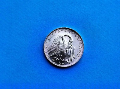 5 Lire 1972 Vatican- AUNC-RAR foto